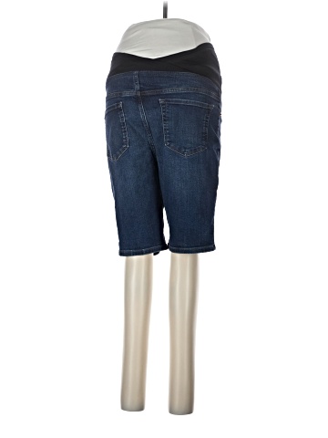 Isabel Maternity Denim Shorts (view 2)