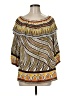 Chico's Brown 3/4 Sleeve Blouse Size Med (1) - photo 1