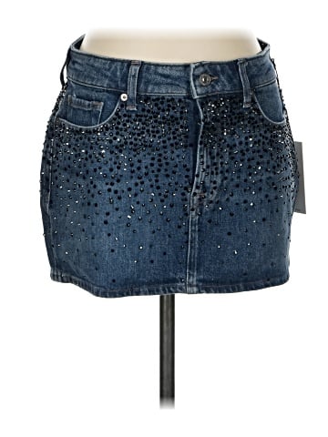 7 For All Mankind Denim Skirt (view 1)