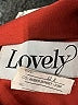 Lovely 100% Polyester Red Cocktail Dress Size 12 - photo 7