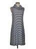 Dolan Stripes Gray Casual Dress Size S - photo 1