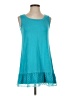 Logo Layers Teal Casual Dress Size XS - photo 1