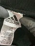Adidas 100% Polyester Black Track Pants Size 14 - photo 3