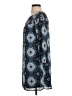 Ann Taylor LOFT 100% Polyester Print Blue Casual Dress Size XS (petite) - photo 5