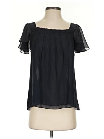 an original MILLY of New York Short Sleeve Silk Top (view 1)