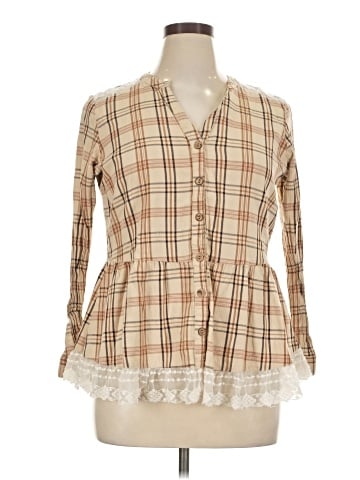 Studio West 3/4 Sleeve Blouse (view 1)