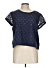 LC Lauren Conrad Blue Short Sleeve Top Size L - photo 1