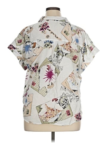 Lucky Brand Short Sleeve Blouse (view 2)
