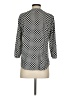 212 Collection Polka Dots Black 3/4 Sleeve Button-Down Shirt Size S - photo 2