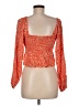 Billabong Orange Long Sleeve Blouse Size M - photo 2