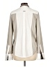 Dover Color Block Ivory Long Sleeve Blouse Size L - photo 2
