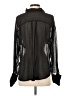 Zara 100% Polyester Black Long Sleeve Blouse Size S - photo 2