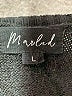 Marled Stripes Black Pullover Sweater Size L - photo 7