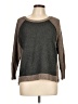 THML Color Block Brown Pullover Sweater Size L - photo 1