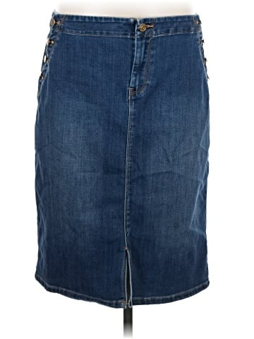 Chico's Denim Skirt (view 1)