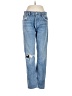 AGOLDE Hearts Blue Jeans Size 28 waist - photo 1