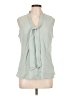 Kasper 100% Polyester Green Sleeveless Blouse Size L - photo 1