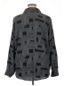 Rafaella 100% Polyester Print Gray 3/4 Sleeve Blouse Size XL - photo 2