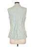 Kasper 100% Polyester Green Sleeveless Blouse Size L - photo 2