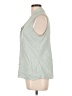Kasper 100% Polyester Green Sleeveless Blouse Size L - photo 5