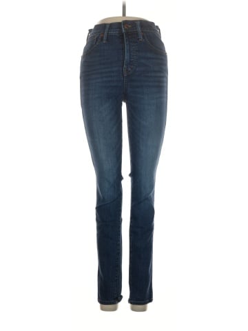 Madewell 10" High-Rise Skinny Jeans in Danny Wash: TENCEL&trade; Denim Edition (view 1)