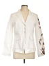 Boston Proper Floral White Blazer Size 12 - photo 1