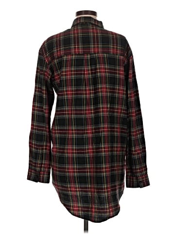 Topshop Long Sleeve Button-Down Shirt (view 2)