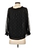 MICHAEL Michael Kors 100% Polyester Black 3/4 Sleeve Blouse Size XS - photo 2