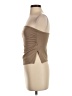Bershka Tan Sleeveless Blouse Size S - photo 5