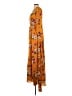 Unique Vintage Orange Casual Dress Size S - photo 5