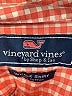 Vineyard Vines 100% Cotton Checkered-gingham Red Long Sleeve Button-Down Shirt Size M (kids) - photo 3