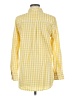 Tribal Checkered-gingham Yellow Long Sleeve Button-Down Shirt Size M - photo 2