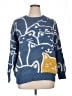 Assorted Brands Print Blue Pullover Sweater Size XL - photo 1