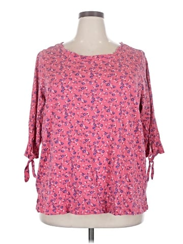 Woman Within 3/4 Sleeve T-Shirt (view 1)