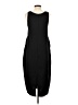 Unbranded Solid Black Casual Dress Size XS - photo 2