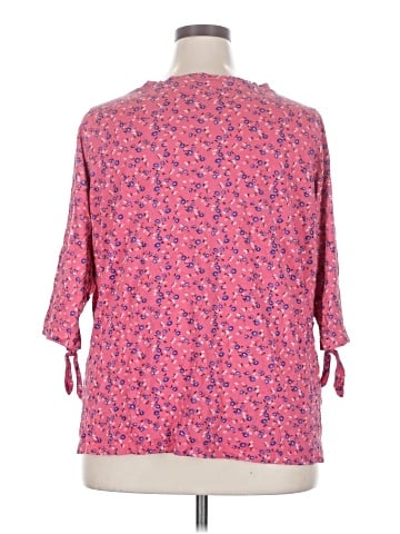 Woman Within 3/4 Sleeve T-Shirt (view 2)