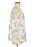 Ann Taylor LOFT 100% Polyester Ivory Sleeveless Blouse Size M - photo 4