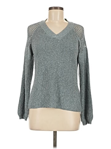 Hem & Thread Pullover Sweater (view 1)