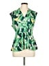 CATHERINE Catherine Malandrino Green Sleeveless Blouse Size L - photo 1