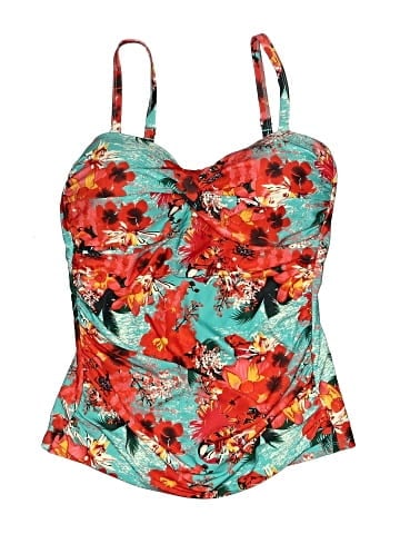 Ocean Blue Swimsuit Top (view 1)