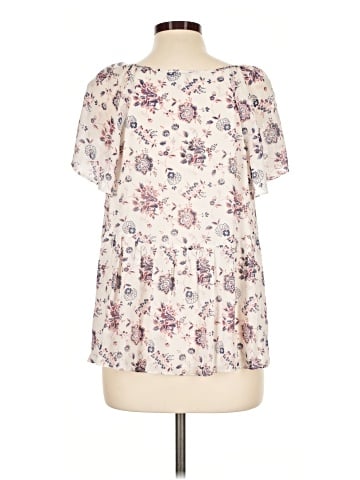 Joie Short Sleeve Silk Top (view 2)