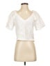 Madewell 100% Cotton White Short Sleeve Blouse Size 2 - photo 1