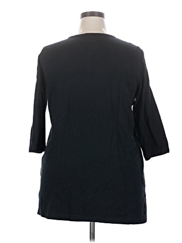 Woman Within 3/4 Sleeve T-Shirt (view 2)