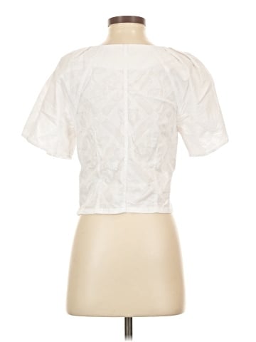 Madewell Darted V-Neck Top in Floral (view 2)