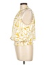 J by Joie 100% Polyester Yellow Sleeveless Blouse Size L - photo 5