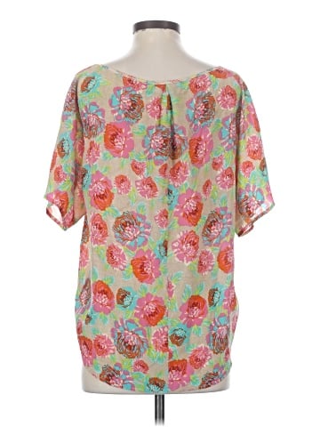 Ella Moss Short Sleeve Silk Top (view 2)