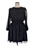 Jessica Howard 100% Polyester Black Casual Dress Size 14 Petite - photo 1