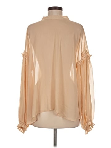 Topshop Long Sleeve Blouse (view 2)