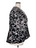 Alex Evenings 100% Polyester Floral Black Blazer Size 3X - photo 4