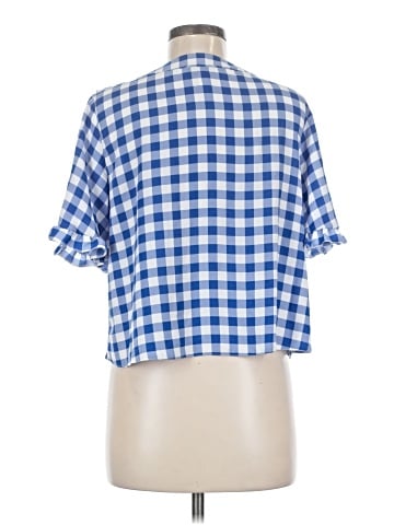 Topshop Short Sleeve Blouse (view 2)